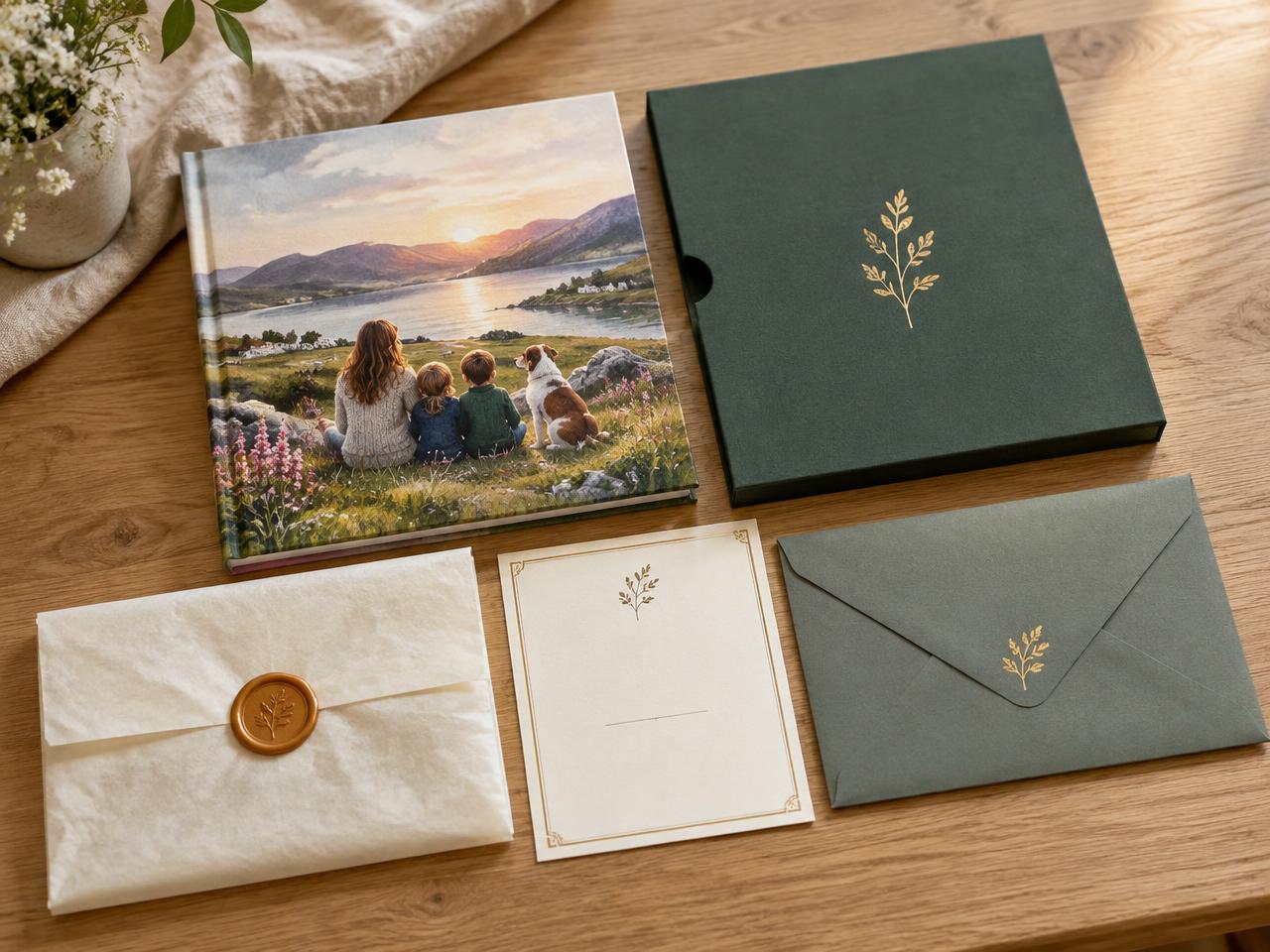 The Keepsake bundle, laid out.